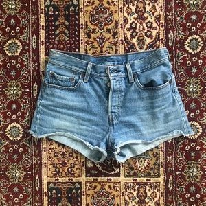 Levis 501 denim shorts